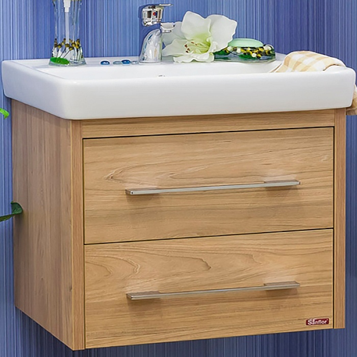 Тумба Sanflor Ларго 70.2 (ШВ) раковина Фостер 70 подвесная