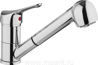 Смеситель Paini Pilot 04CR568RU для кухонной мойки