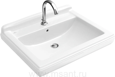 Раковина Villeroy & Boch Hommage 7101 75R1 alpin CeramicPlus