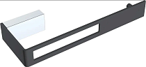 Полотенцедержатель Boheme Q 10945-CR-B Chrome & black