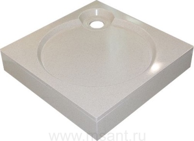 Поддон для душа GuteWetter Deluxe 90x90x16 Q бежевый