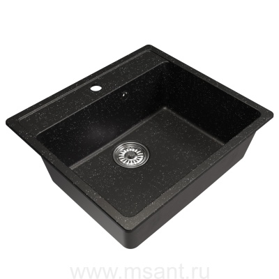 Мойкa MIXLINE ML-GM15 черная (308), 560*500*180мм