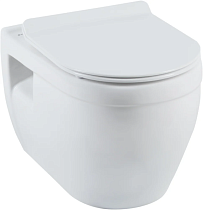 Унитаз подвесной Aquanet Rimless Glide-W CL-11042 Крышка-сиденье SoftClose Aquanet Slimseat
