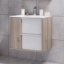 Тумба с раковиной ЭЛИНА 75 AQUATON Бостон 75 дуб эврика