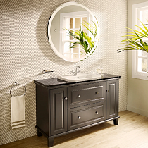 Мебель для ванной Roca Carmen 130 темно-серый сатин