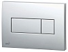 Кнопка смыва AlcaPlast M371 хром - глянцевая