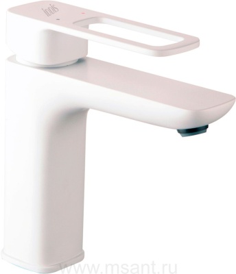 Смеситель для раковины IDDIS Slide SLIWT00i01 белый