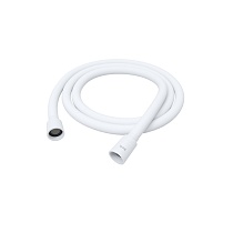 Шланг для душа, белый матовый, силиконовый, 1,5м, Optima Home, IDDIS, OPH15WLi19