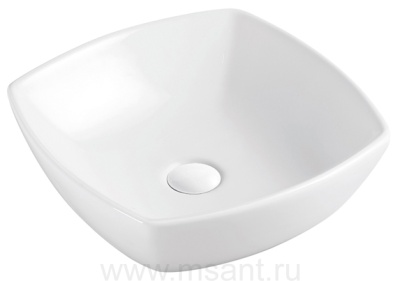 Раковина Azario 430х430х135 накладная, белый