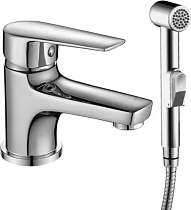 Смеситель для раковины Rossinka S S35-15 с гигиеническим душем