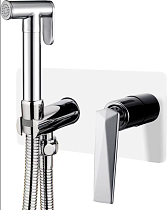 Гигиенический душ Boheme Venturo 377-W со смесителем, С ВНУТРЕННЕЙ ЧАСТЬЮ