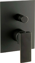 Смеситель Migliore Kvant 30439 С ВНУТРЕННЕЙ ЧАСТЬЮ, для ванны с душем, черный
