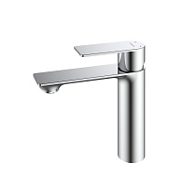 Смеситель для умывальника, сатин, Maze, Milardo, MAZBN00M01