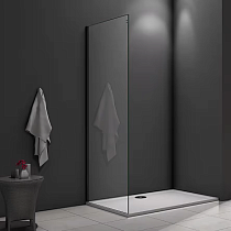 Боковая стенка Good Door Galaxy SP-80-C-B профиль черный