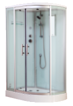 Timo Standart T-6602 Silver Fabric L душевая кабина (120*85*220), шт