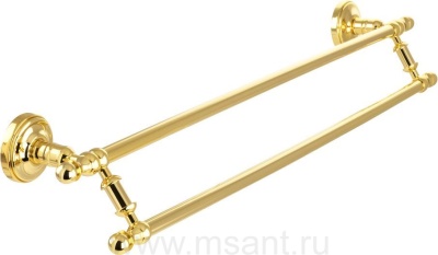 Полотенцедержатель Migliore Mirella 17335 двойной, золото