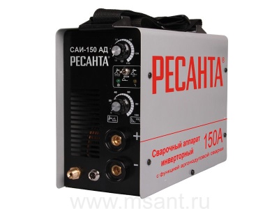 Сварочный аппарат инверторного типа с функцией аргонодуговой сварки РЕСАНТА САИ-150 АД