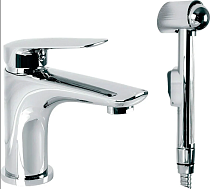 Смеситель Migliore Laguna 26082 для раковины, с гигиеническим душем, хром