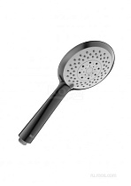 Душевая лейка Roca Sensum Round 130/4F, PVD, brushed titanium black 5B1107NM0