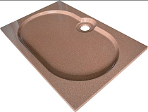Поддон для душа GuteWetter Deluxe 120x80x2 Q терракот