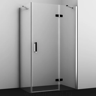 Душевой уголок Wasserkraft Aller 10H06RBLACK MATT 120x80 см