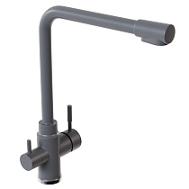 Смеситель для кухни 35к MIXLINE ML-GS13 (342) графит с вых. для питьевого фильтра