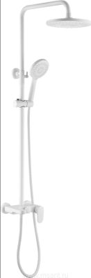 Душевая стойка Boheme Spectre 458-MW белая