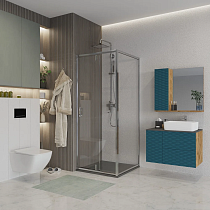 Душевой уголок Niagara Nova NG-63-8A-A70 80x70, прямоугольный, хром