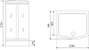 Душевая кабина Timo Lux T-7715