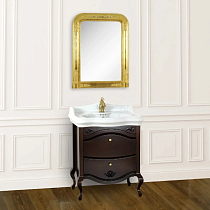 Мебель для ванной Migliore Impero 70 с ящиками, noce ( тумба+раковина)