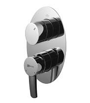 Смеситель Lemark Atlantiss LM3228C С ВНУТРЕННЕЙ ЧАСТЬЮ, для ванны с душем