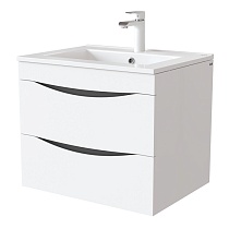 Тумба с умывальником, подвесная, 60 см, белая, Cloud, IDDIS, CLO60W0i95K