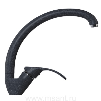Смеситель для кухни 35к MIXLINE ML-GS02 (343) антрацит высок. излив