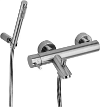 Смеситель Paffoni Light LIG023ST для ванны с душем, сталь