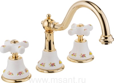 Смеситель Migliore Provance 19483 для раковины, золото