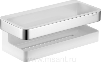 Полка Keuco Collection Moll 12758 хром, белая