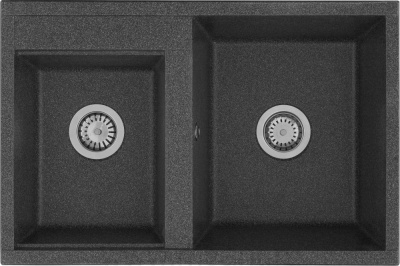 Мойка кухонная AQUATON Делия 78 графит