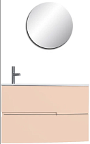 Мебель для ванной Jacob Delafon Nona 80 L глянцевый телесный