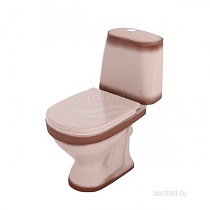 Унитаз-компакт Santeri Соната 1P2012S0700BF декор бежевый