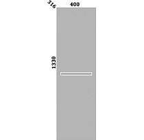 Шкаф-пенал Sanflor Одри 2 L
