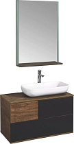 Мебель для ванной AQUATON Терра 85 дуб кантри/антрацит