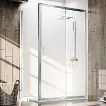 Душевой уголок Veconi Rovigo RV-072 130x80, профиль хром