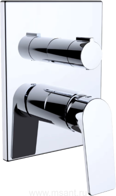 Смеситель Clever Vogue Xtreme 61415 для ванны с душем