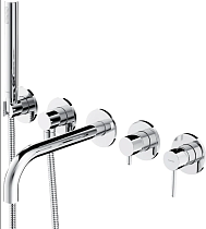 Смеситель Omnires Y Y1237/1CR С ВНУТРЕННЕЙ ЧАСТЬЮ, для ванны с душем, хром