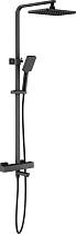 Душевая стойка Timo Tetra-ThermoSX-0169/03 с термостатом, черная