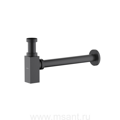 Сифон AQUATEK, матовый черный AQ6013MB 