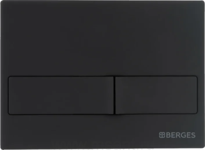 Кнопка смыва Berges Novum L5 чёрный, матовый