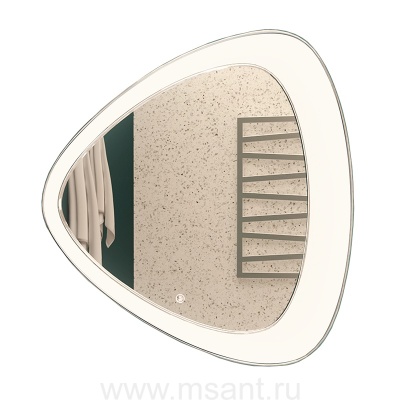 Зеркало AZARIO Edda 700х700 влагостойкое с подсветкой и диммером, с гравировкой