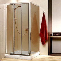 Душевой уголок Radaway Treviso DW+S 80x90 коричневое стекло