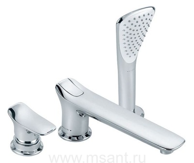 Смеситель Kludi Ambienta 534470575 на борт ванны